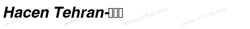 Hacen Tehran字体转换
